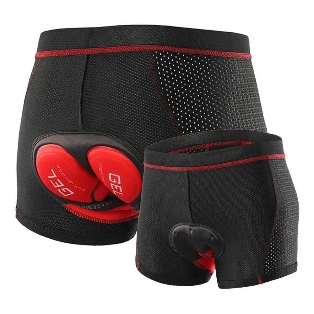 3X Shorts Ciclismo Gel Confort Impacto Bicicleta Bike Almofa
