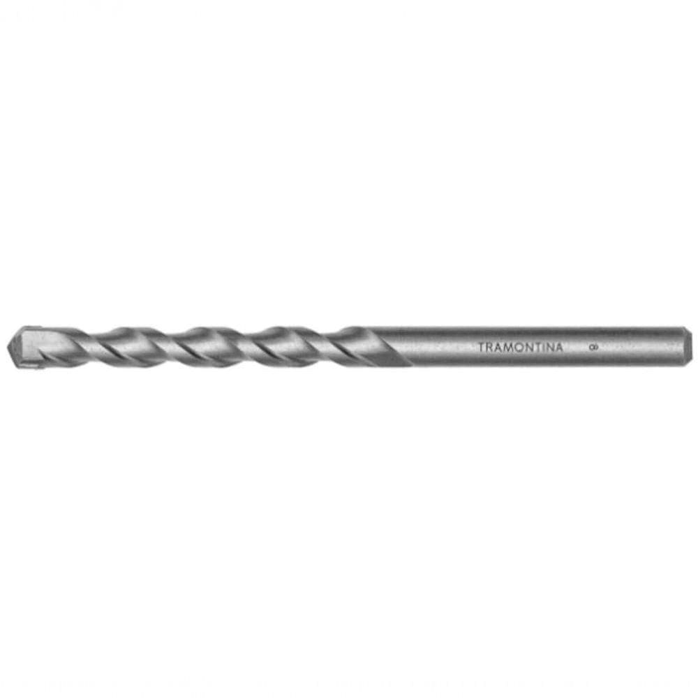 Broca Para Concreto 6x100 Mm 15/64 Tramontina Master Em Aço Com Acabamento Jateado Din 8039