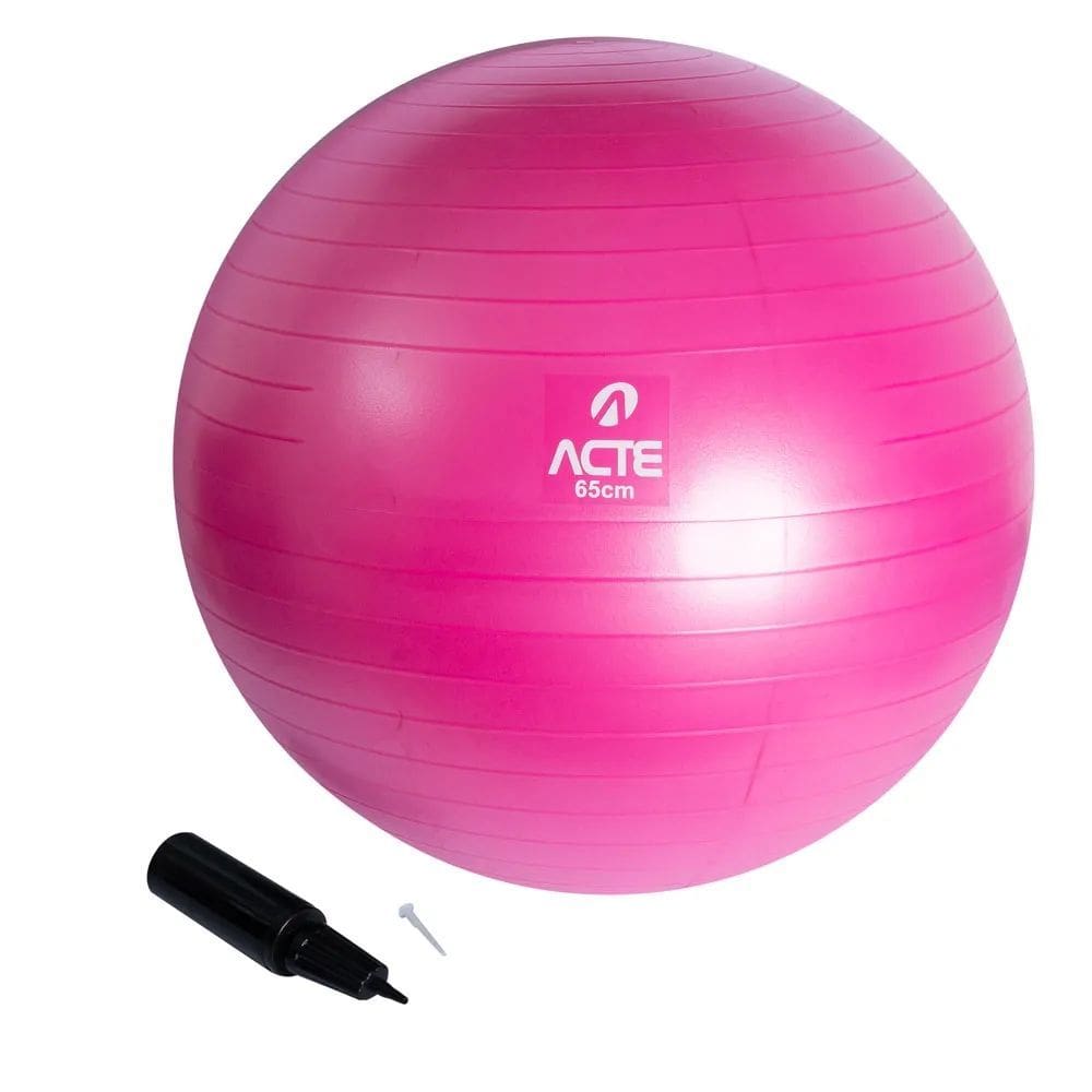 Bola De Ginástica 65Cm Com Bomba De Ar - Acte