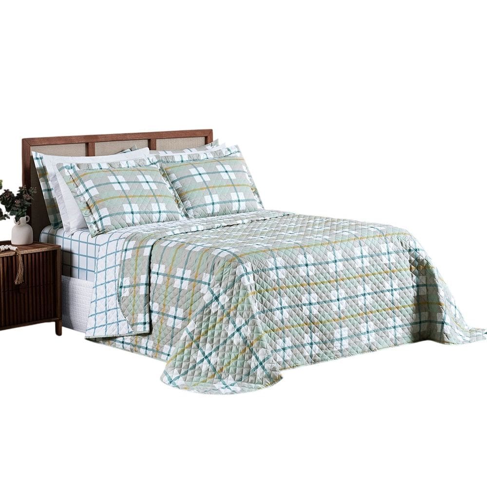 Cobre Leito Casal Spring Micropercal 100% Poliéster - York