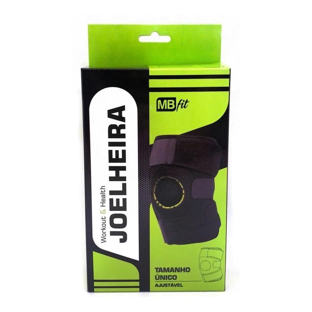 Joelheira Ajustável Neopreme Mbfit Com Hastes Flexíveis