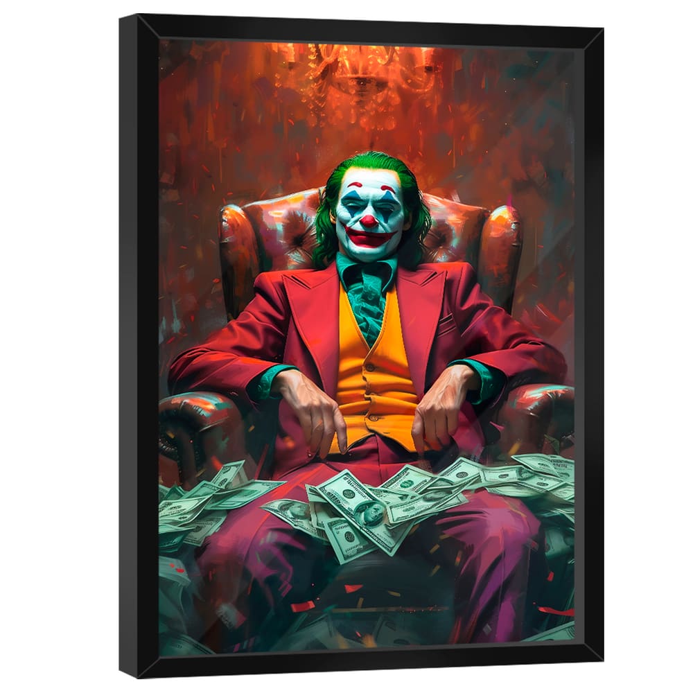 Quadro Decorativo Coringa Money