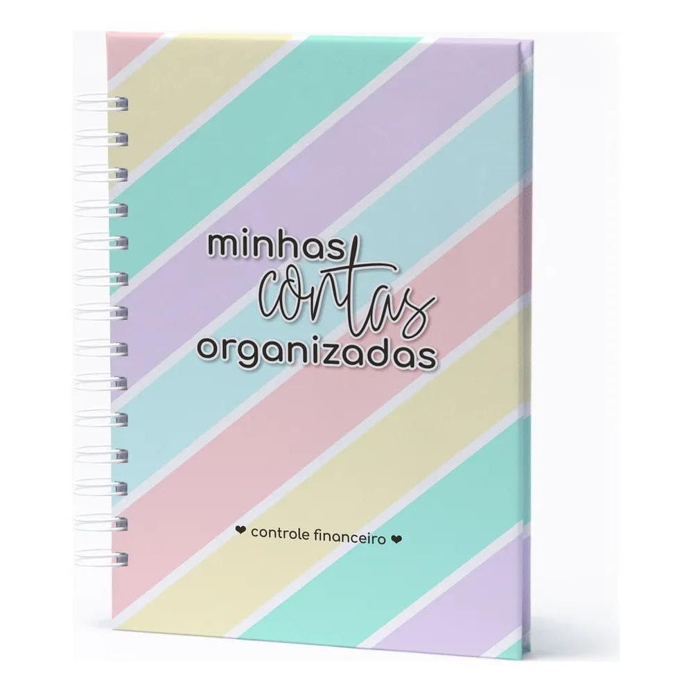 3X Caderno De Controle Financeiro - Planner Organizador Cont