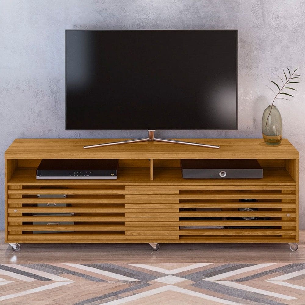 Rack para TV Até 65 Polegadas Confort 2 Portas Cumaru - Pnr Móveis