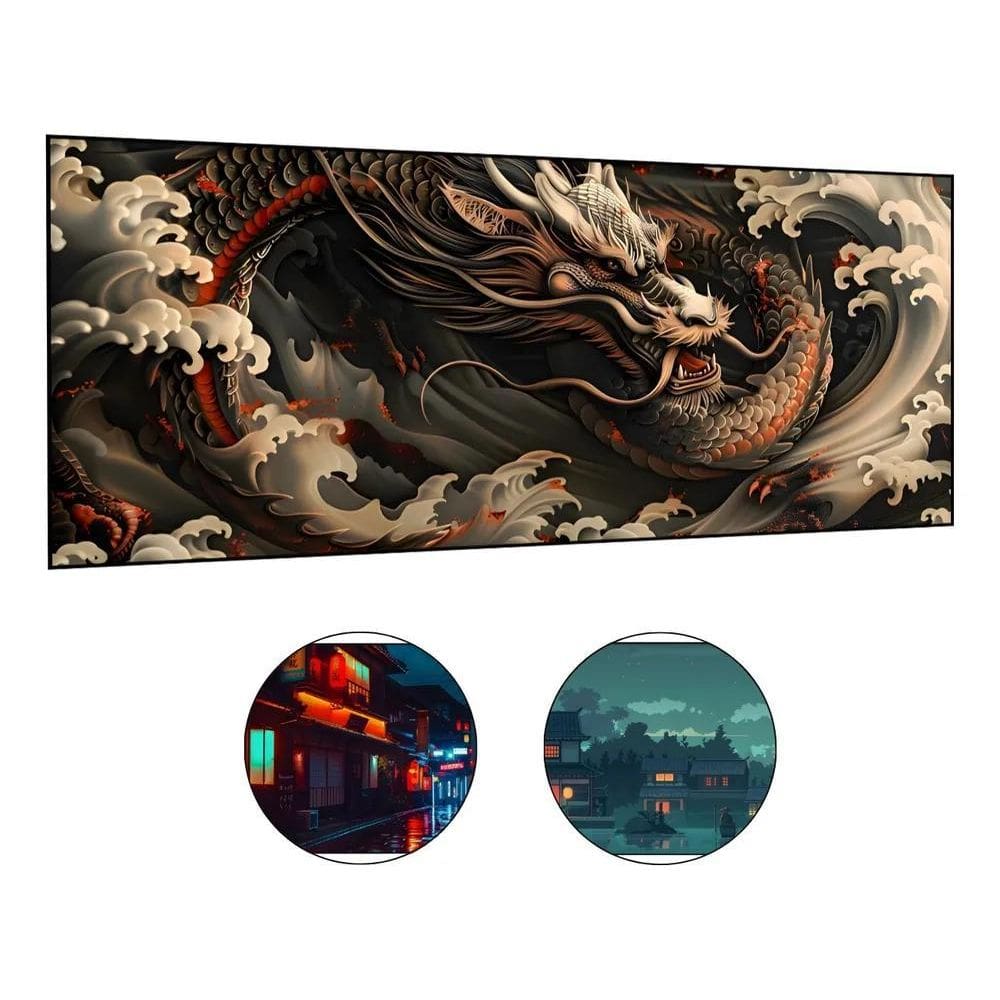 3X Mousepad Gamer 90X40 Profissional Extra Grande Desk Origi
