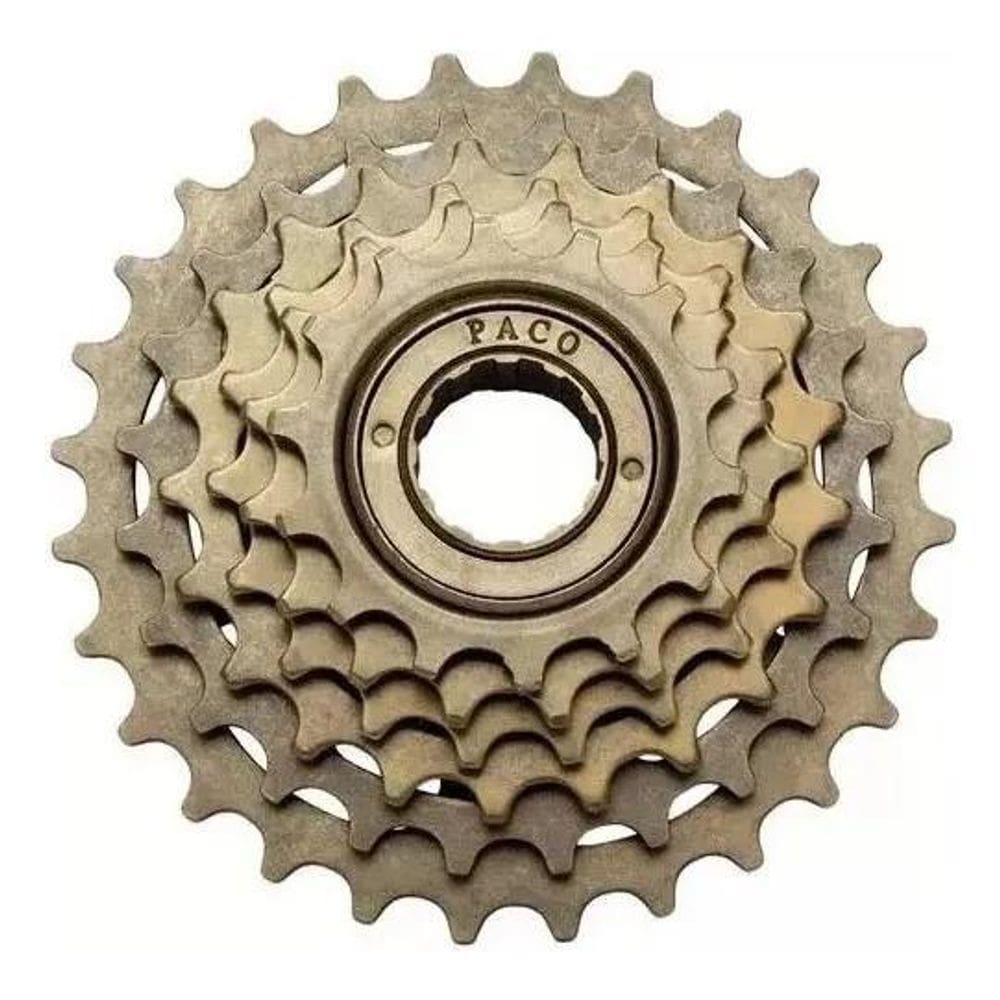 3X Catraca Roda Livre 6 Velocidades Para Bike 18 Marchas