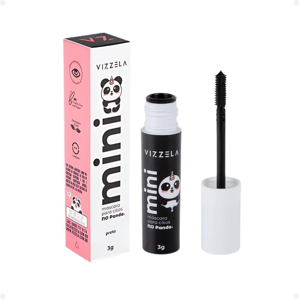 Mini Máscara de Cílios No Panda Preta 3g