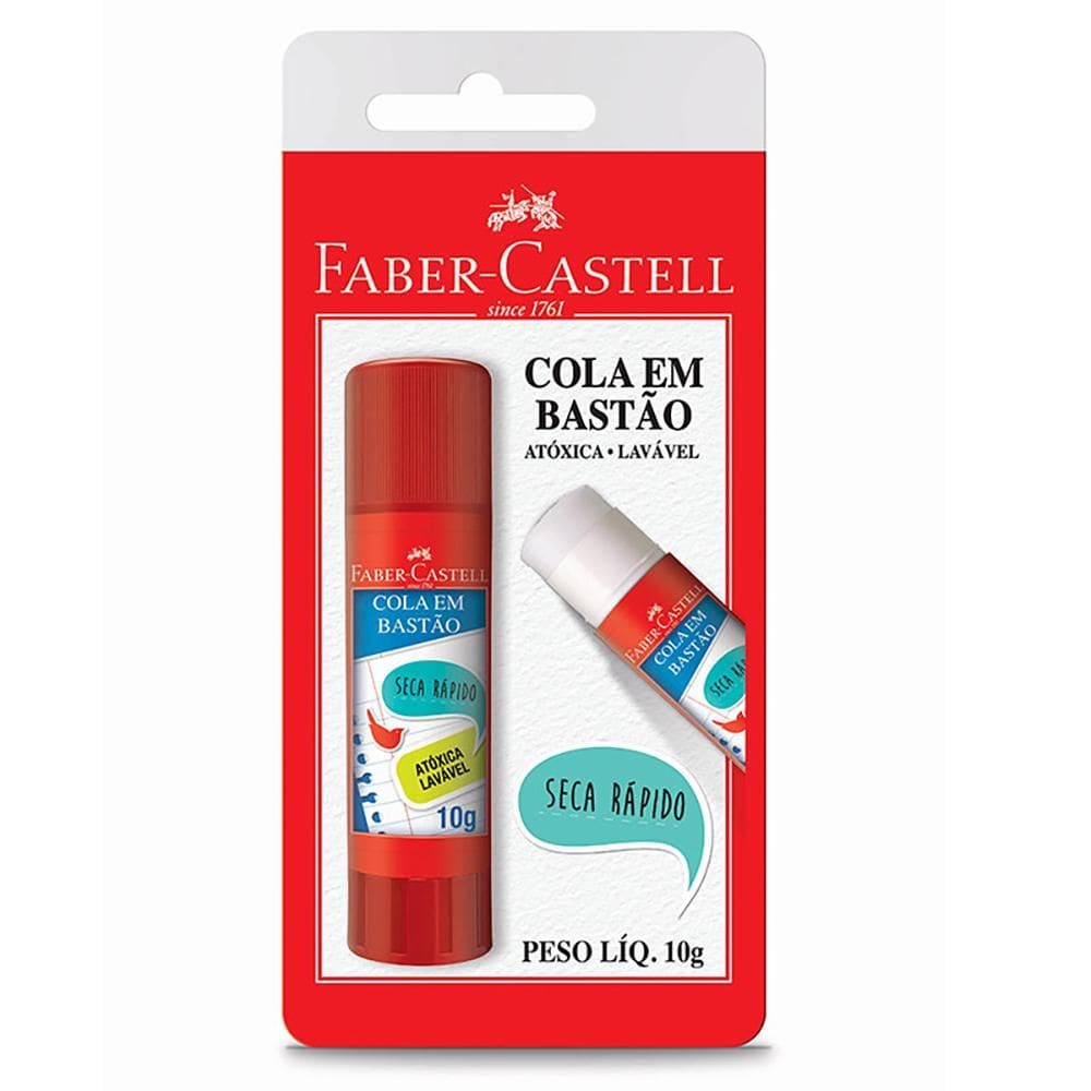 Cola bastão 10g 8110 Faber-Castell