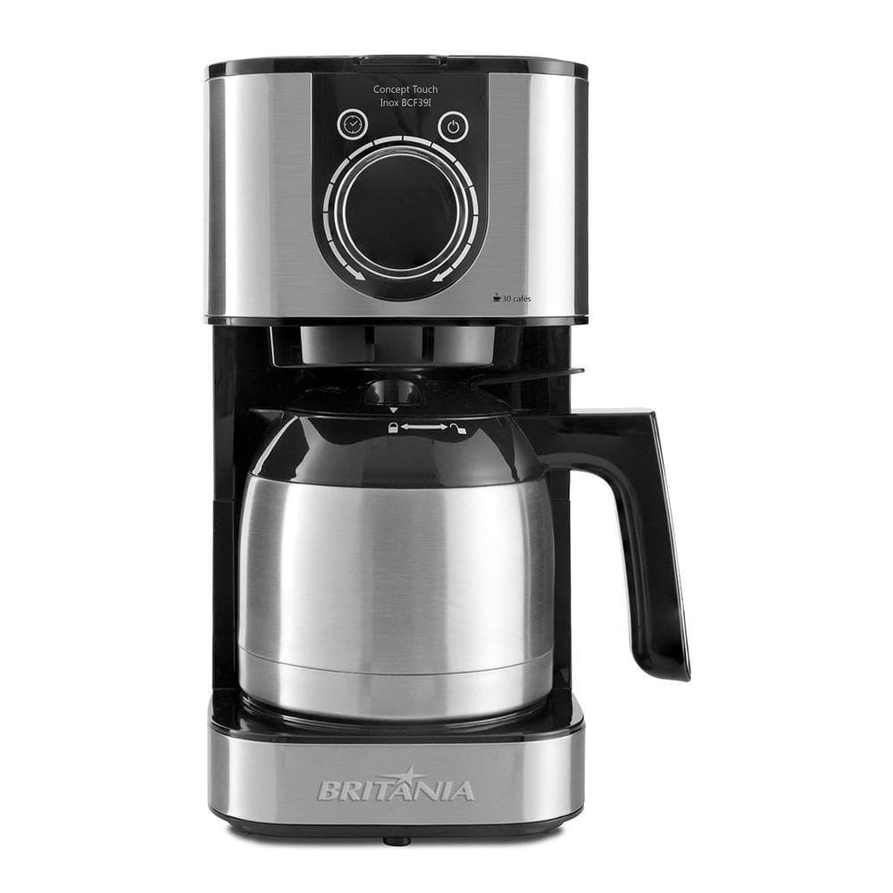 Cafeteira Britânia Concept Touch Inox BCF39I 30 Cafezinhos 110V