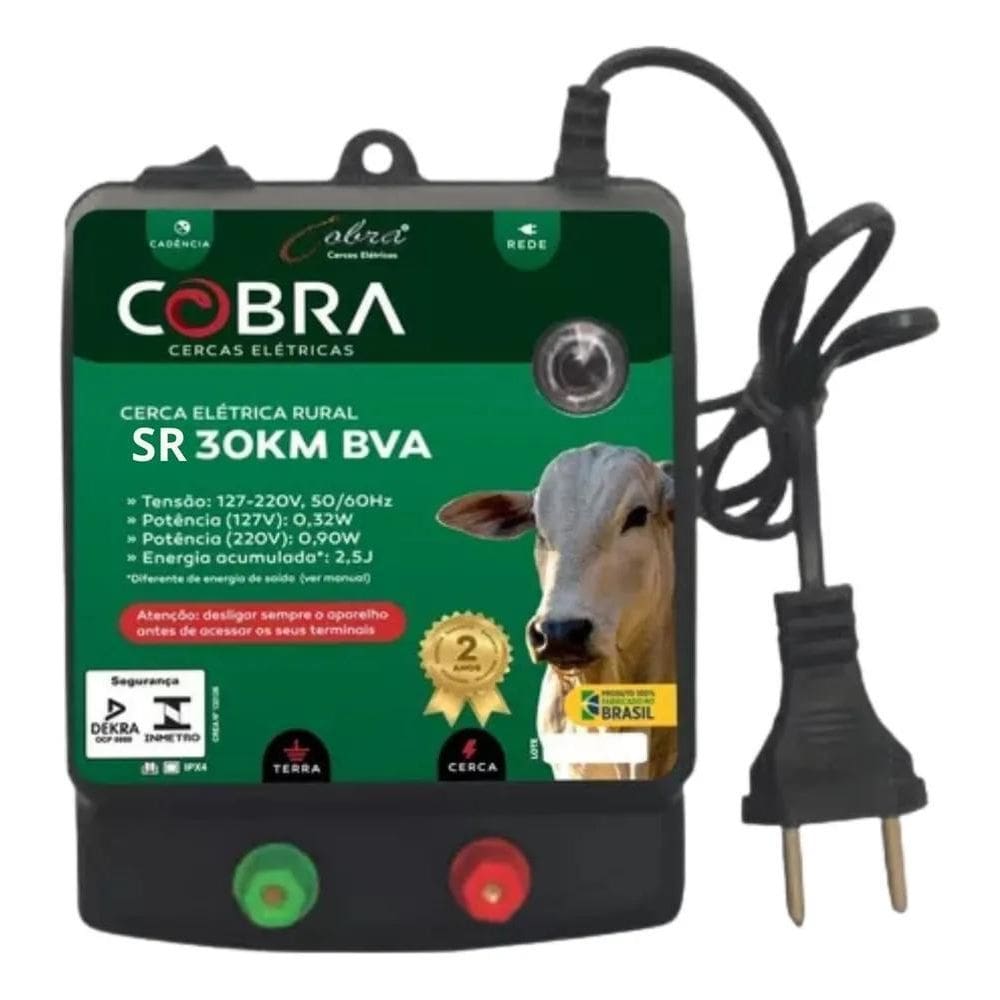 3X Elétrico Cerca Rural 30Km Bivolt - Cob