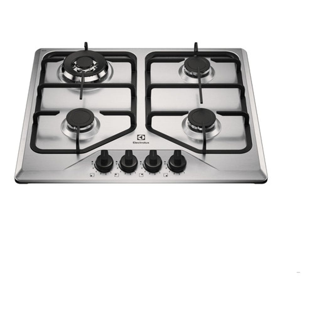 Cooktop 4 Bocas A Gas Inox Bivolt 60x52cm - Electrolux
