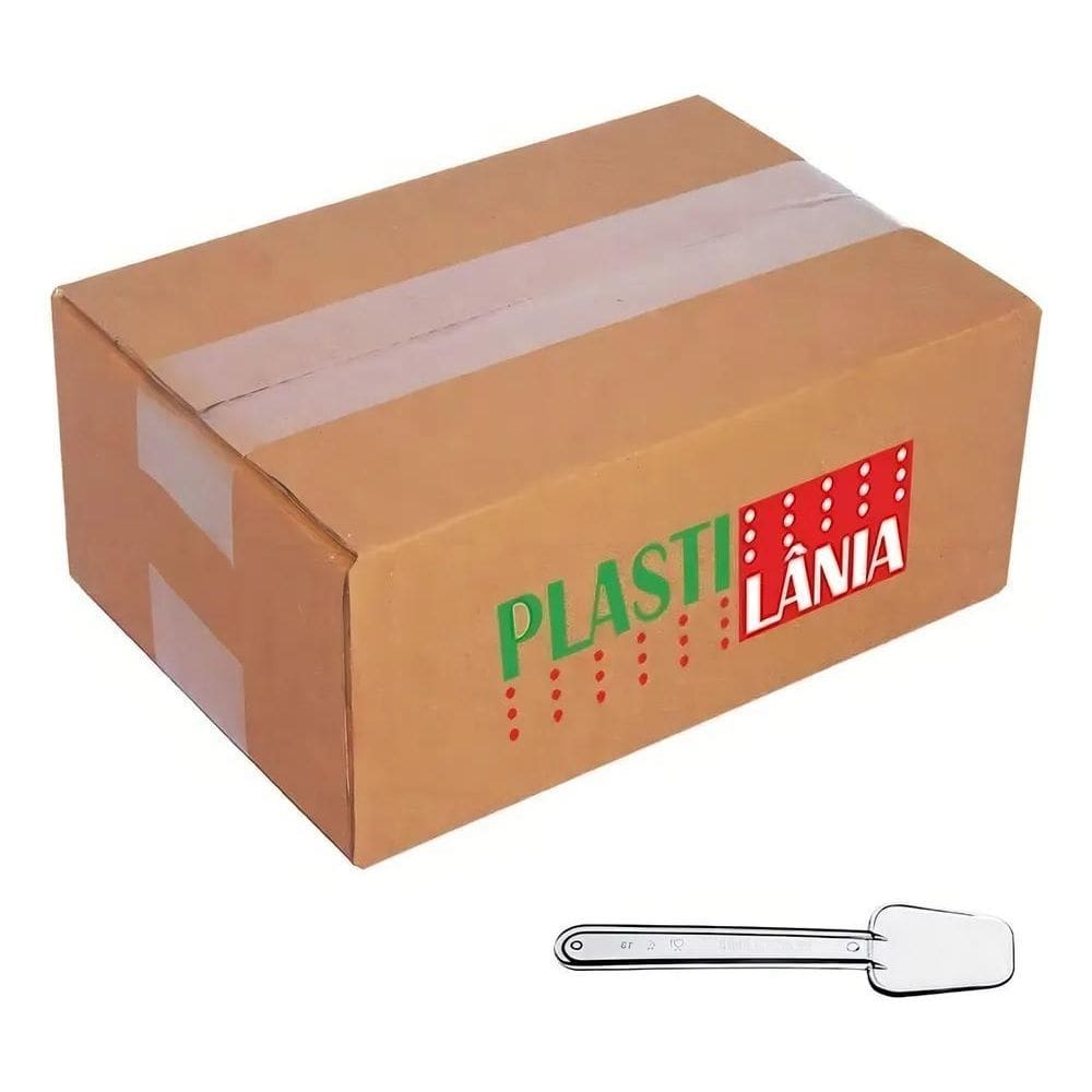 3X Pazinha Plástica Transparente Sorvete Com 1000 Un