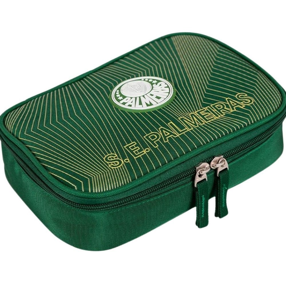 Estojo Box Com Divisória 30 Elásticos Escolar