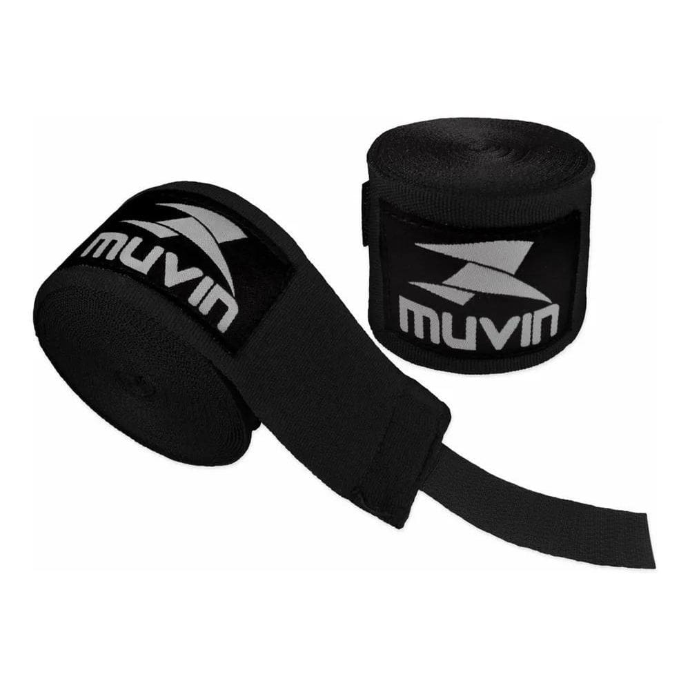 3X Bandagem Elástica Muvin 5 Metros Luta Boxe Mma Muay Thai