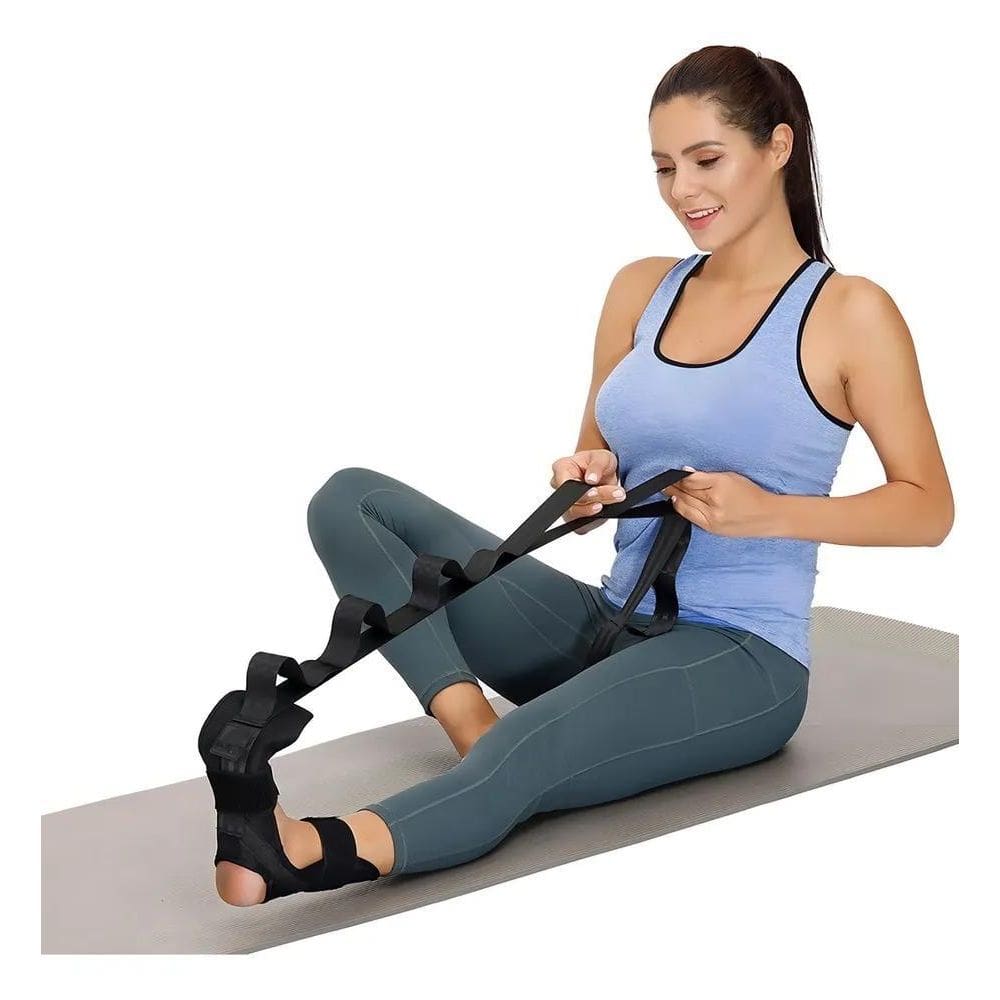 3X Faixa Alongamento Dor Pés Perna Fascite Plantar Pilates Y