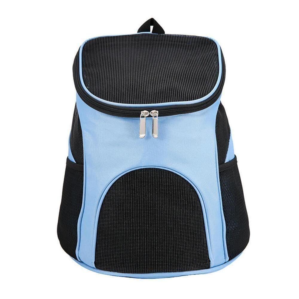 Mochila Passeio Gatos Bolsa Caes Transporte Pet Dog Bag Viagem Canguru Cachorros Petshop Azul