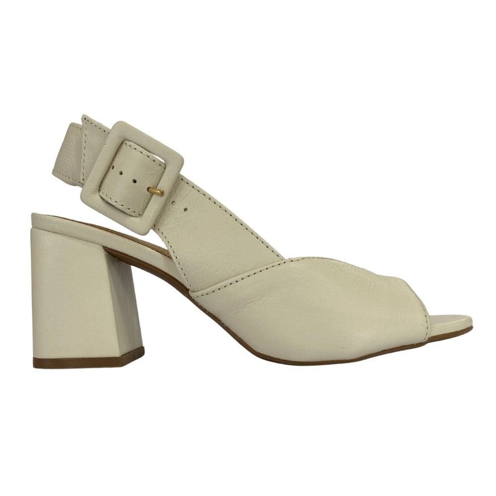 Sandália Bottero 372002 Feminino Off White casual salto