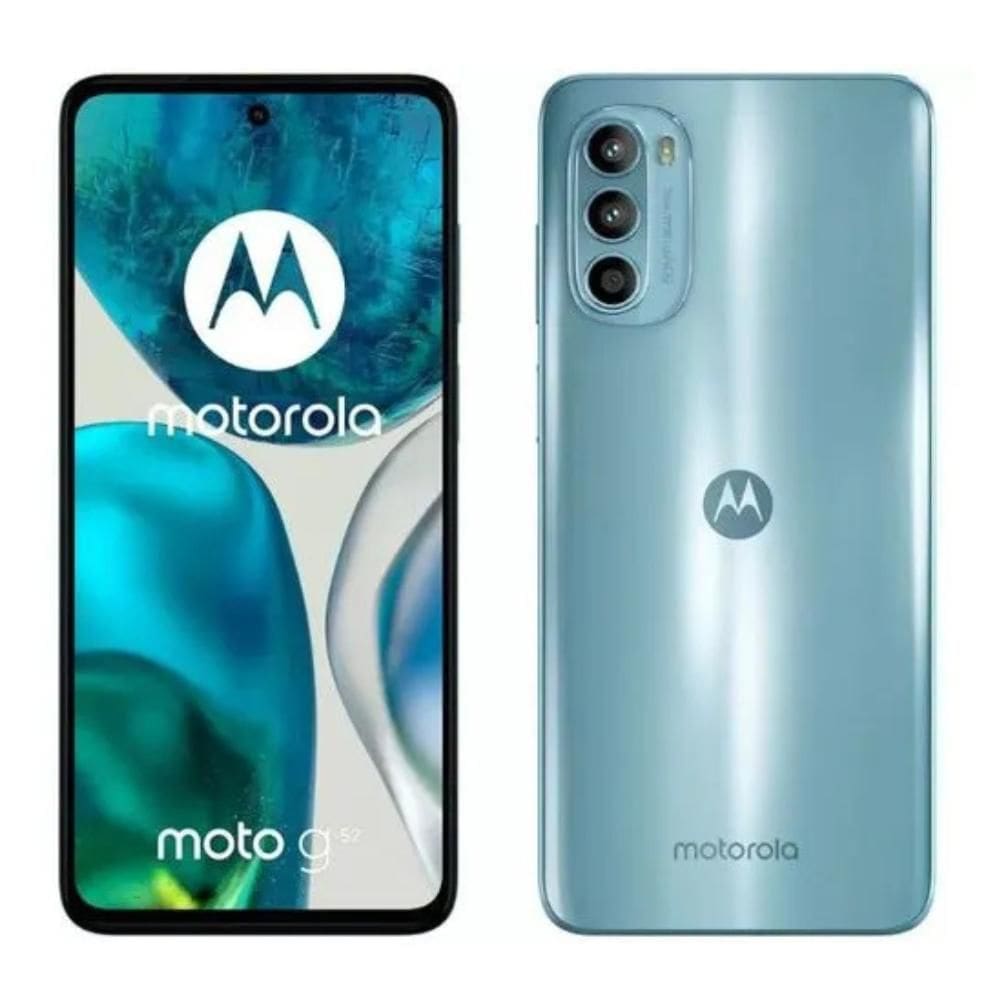 USADO: Motorola Moto G52 128 GB Azul Muito Bom (usado)