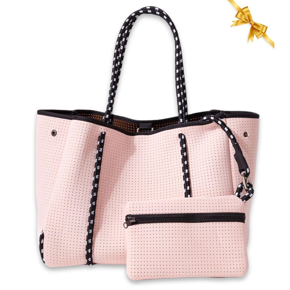 Sacola POUPS grande de neoprene para mulheres Pretty Pink II