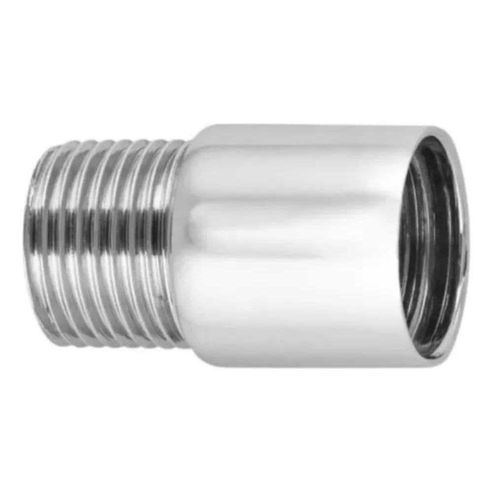 3X Alongador Prolongador Extensor Torneira 4Cm Metal Cromado