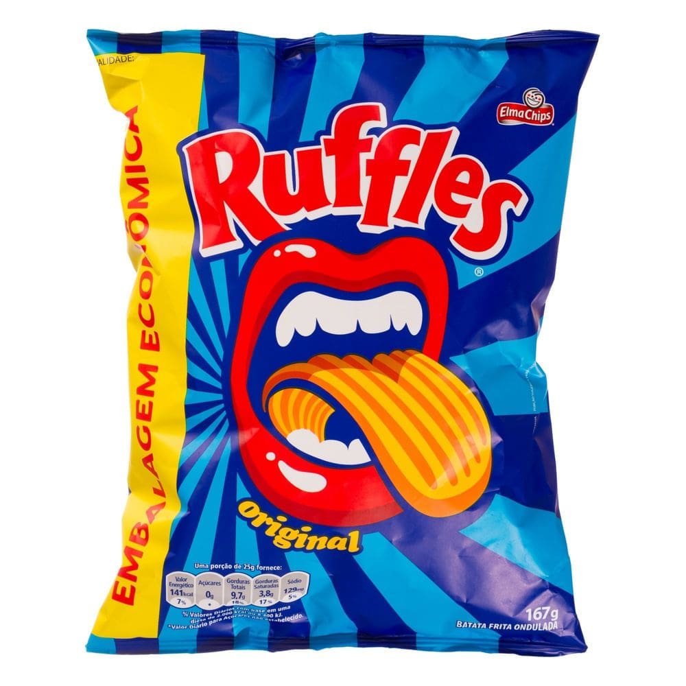 Batata Ruffles Elma Chips 167g