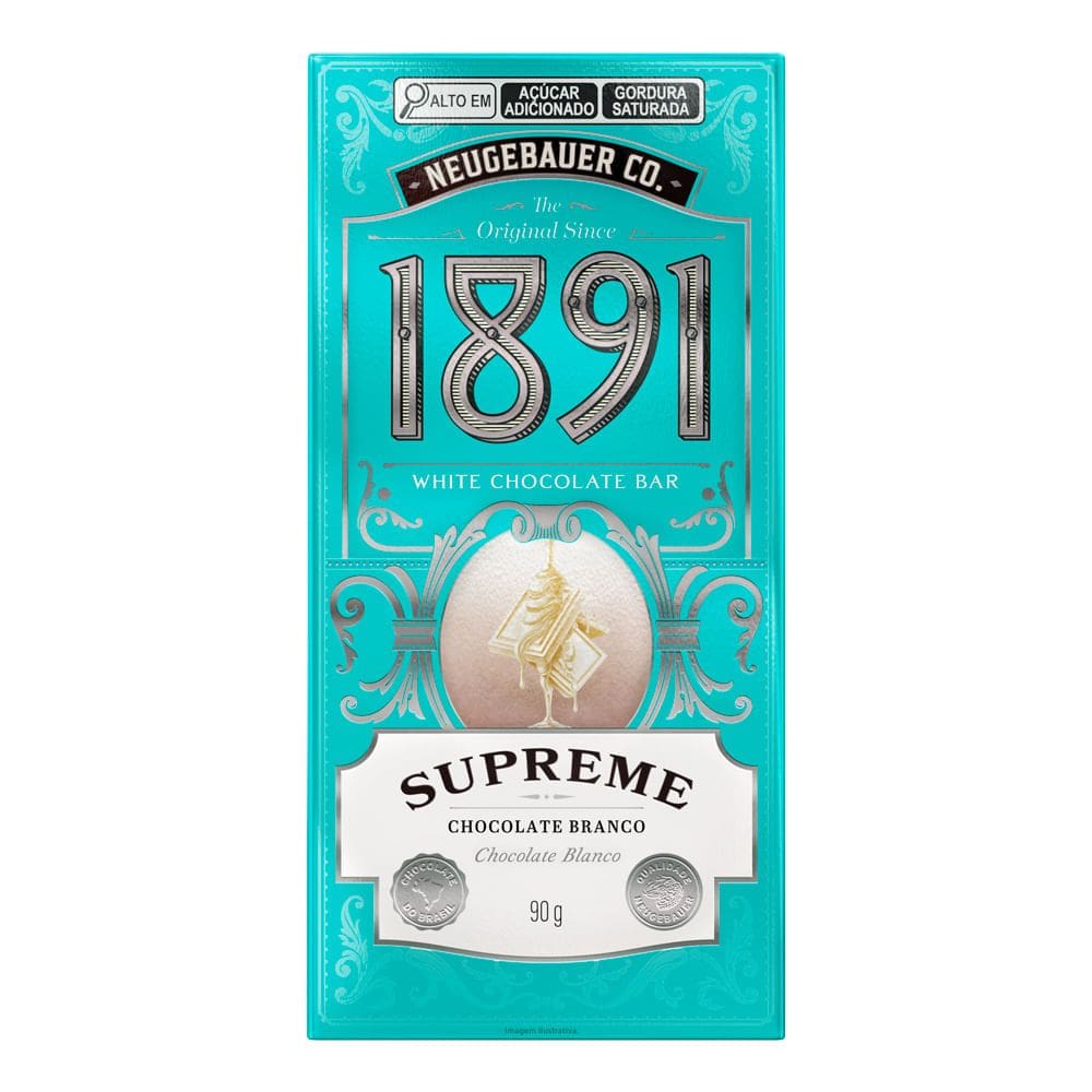 Chocolate Neugebauer CO. 1891 Supreme Branco 90g