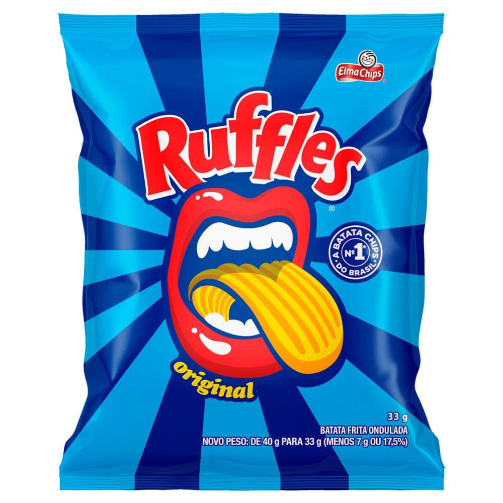 Batata Ruffles Elma Chips Sabor 33g