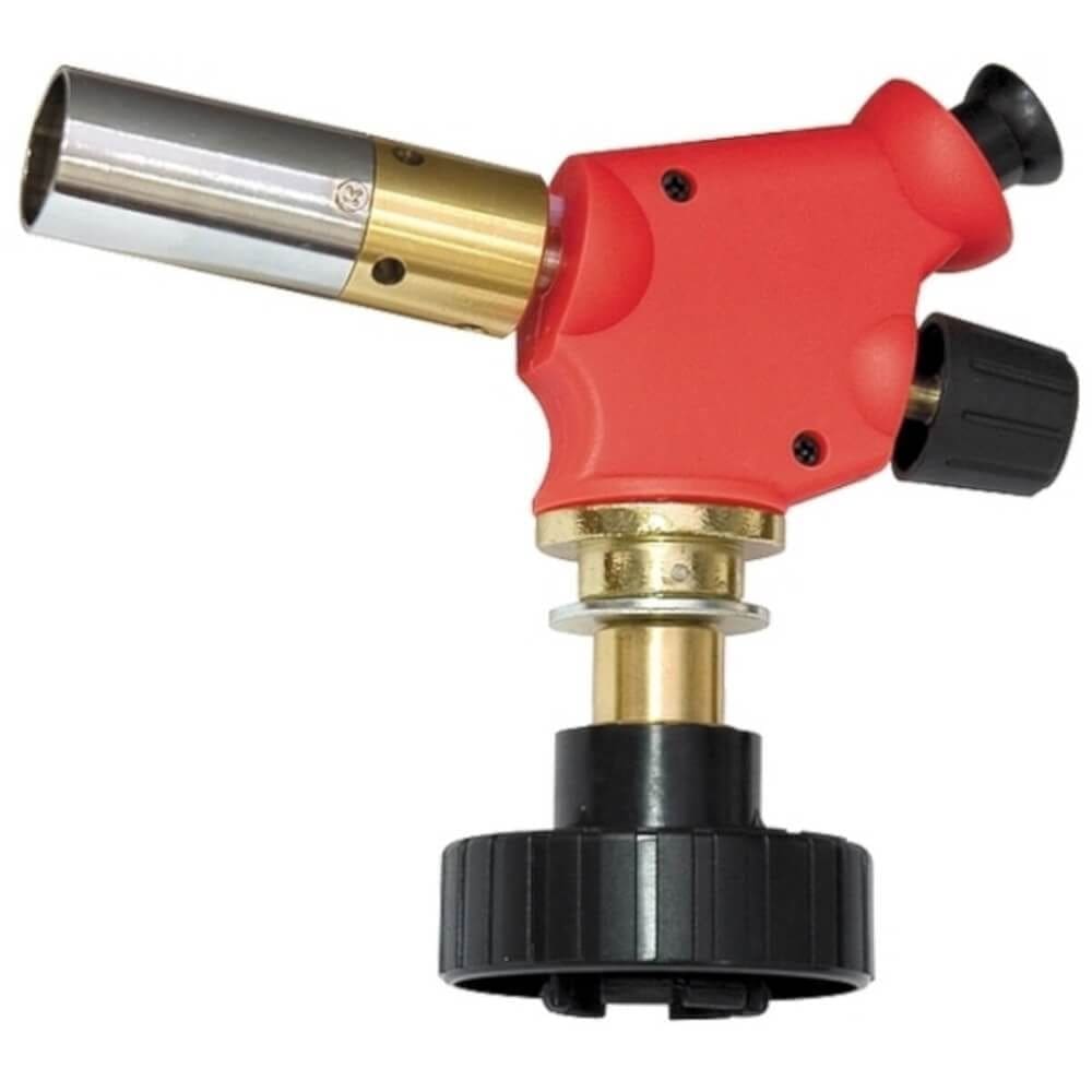 Mini Maçarico a Gás com Acendimento Automático e Bico com Protetor de Metal- 914279 - MTX