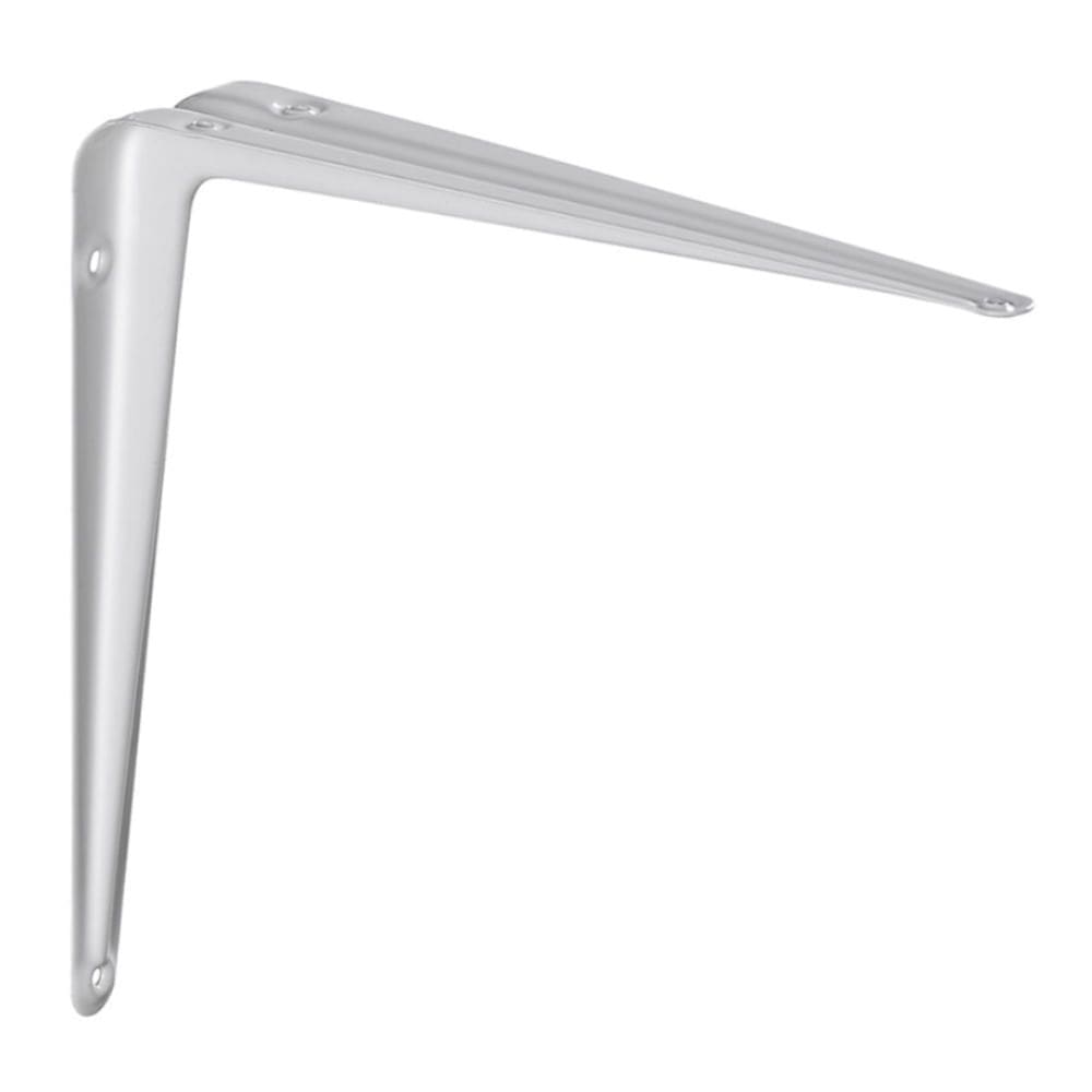 Suporte em L de Aço Branco 20 x 25 cm - SL-2025-BR - MULTIVISÃO