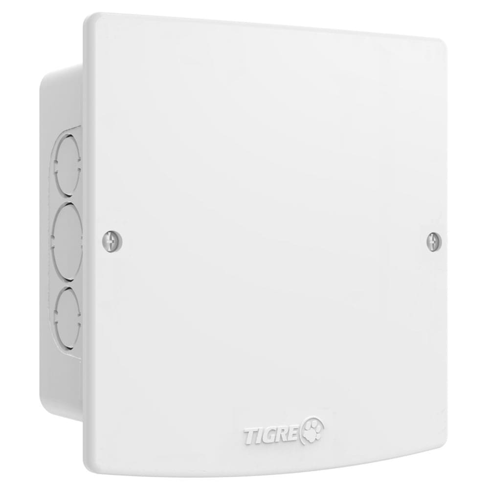 Caixa de Passagem Elétrica de Parede CPT15 Embutir com Bolsa - 33048157 - TIGRE