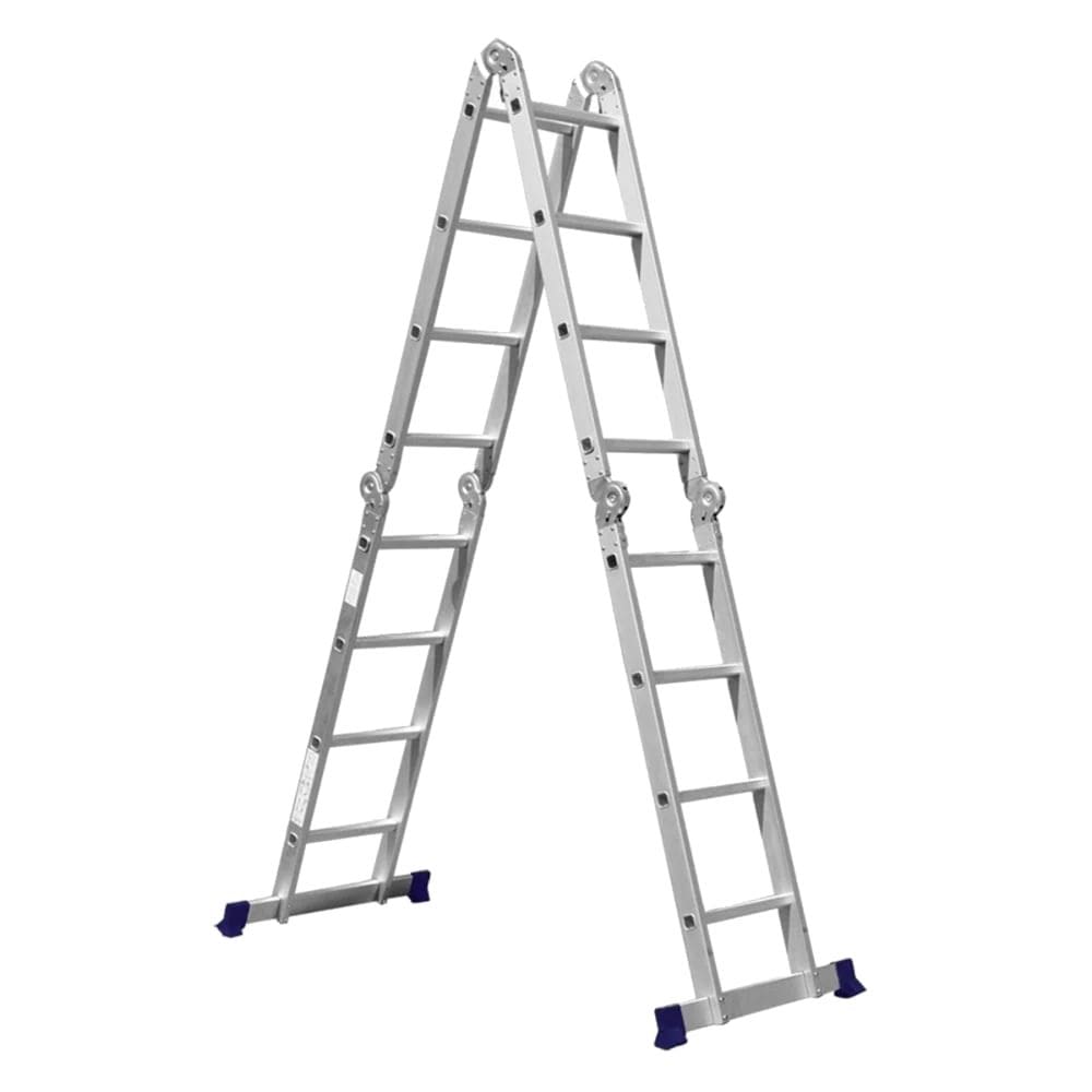 Escada Multifuncional com Plataforma 4X4 com 16 Degraus Suporta até 150 Kilos - 5224 - MOR