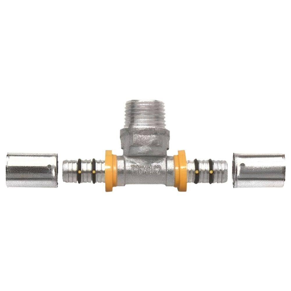 Tê com Saída Rosca Macho 16mm 1/2”” - GSM/1612 - ASTRA