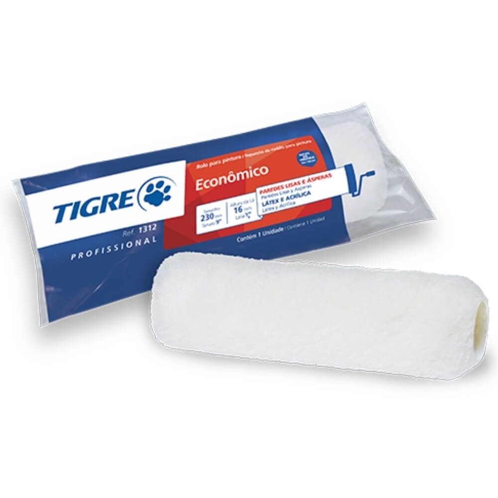 Rolo de Lã Sintética sem Cabo com 230mm - 61312230 - PINCEIS TIGRE