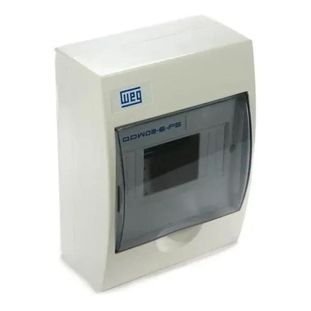 Quadro De Distribuicao Weg De Sobrepor 6 Disjuntor Din