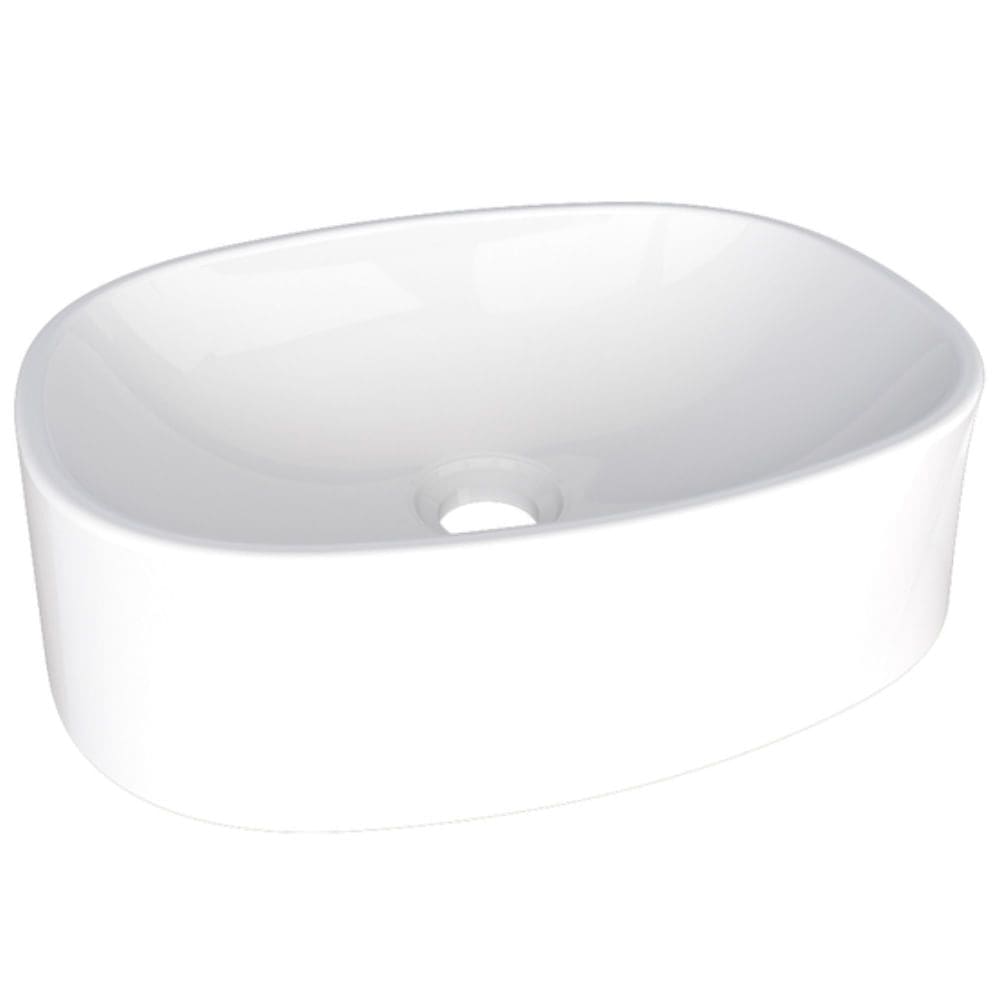 Cuba Banheiro em Mármore Sintetico Lira Branco 39cm - P101973 - COXIMAX