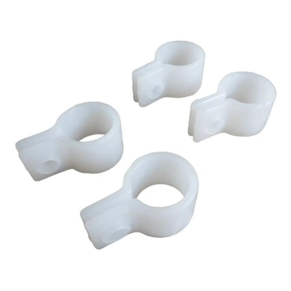 Abraçadeira Para Varal De Teto Kit 4 Peças Com Reforço Branc