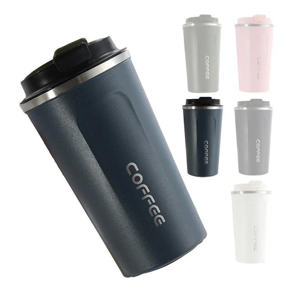 Copo Térmico Café Chá Garrafa Anti-Vazamento Inox 500Ml Hot