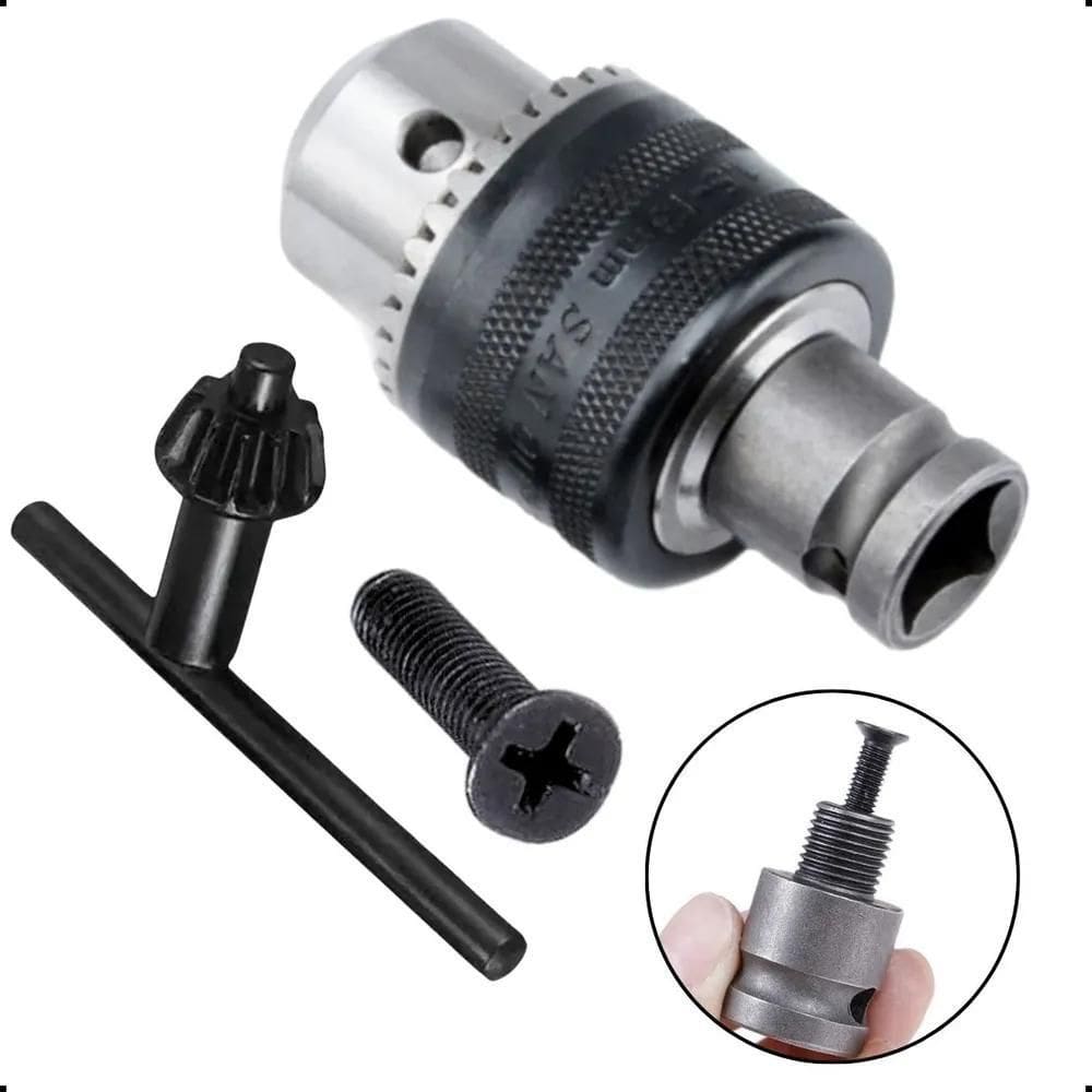 Mandril Furadeira Adaptador Para Chave De Impacto 1/2 Pol