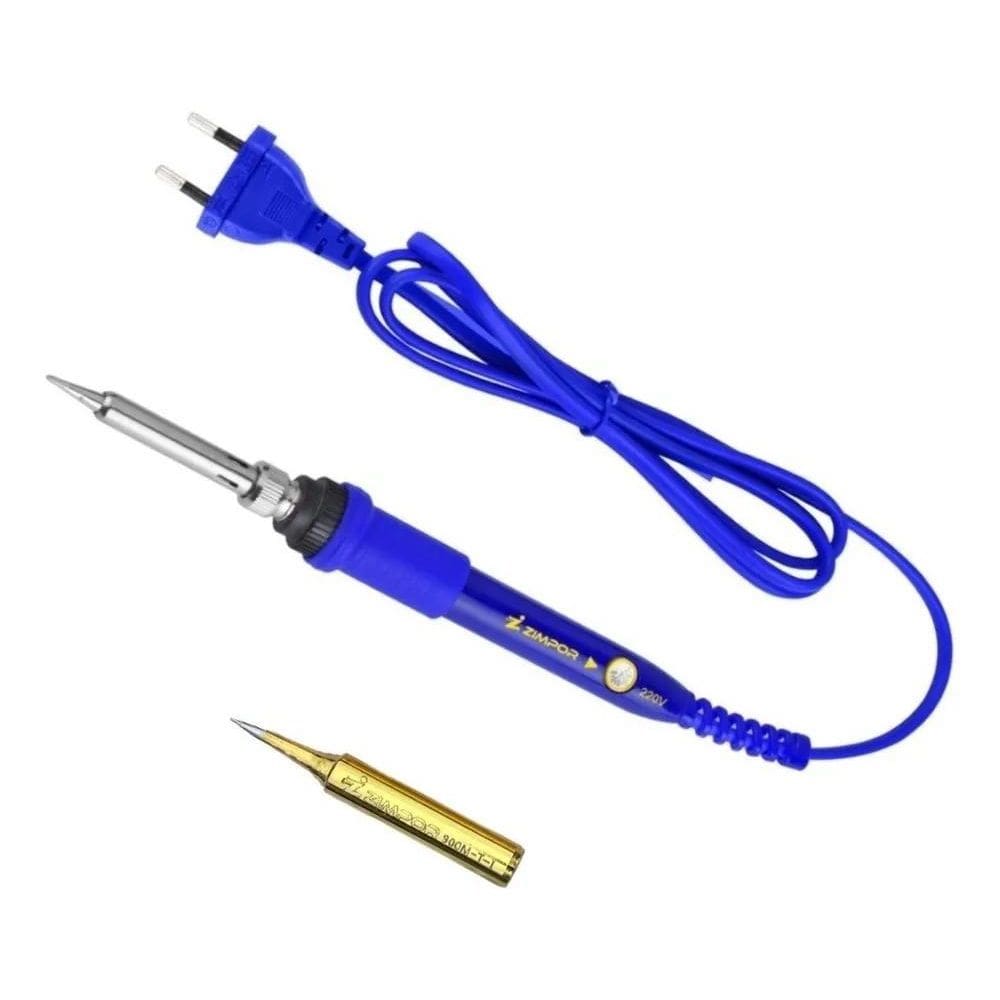 Ferro De Solda Profissional Com Temperatura Ajustável 60W Zi