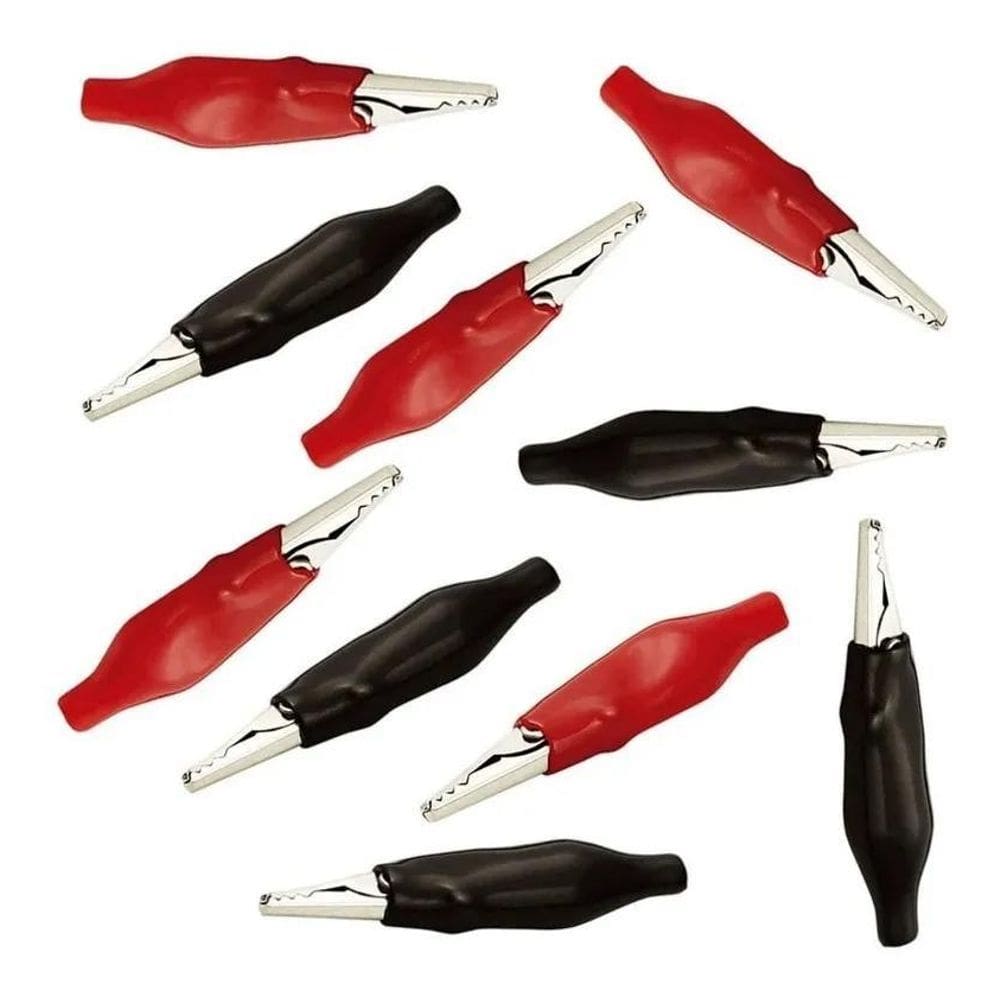 10 Peças Garra Jacaré Tamanho Pequeno  5 Pares  Wd-025