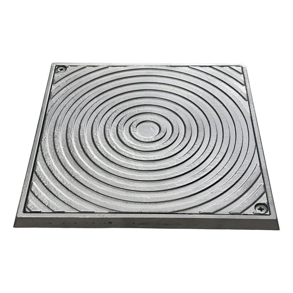 Ralo Tampa Alumínio Caixa Inspeção Gordura / Esgoto 20X20