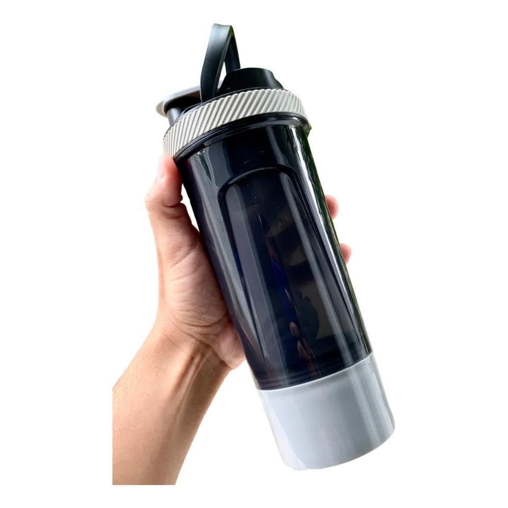 Coqueteleira Premium Academia Shaker 700Ml Fit Compartimento