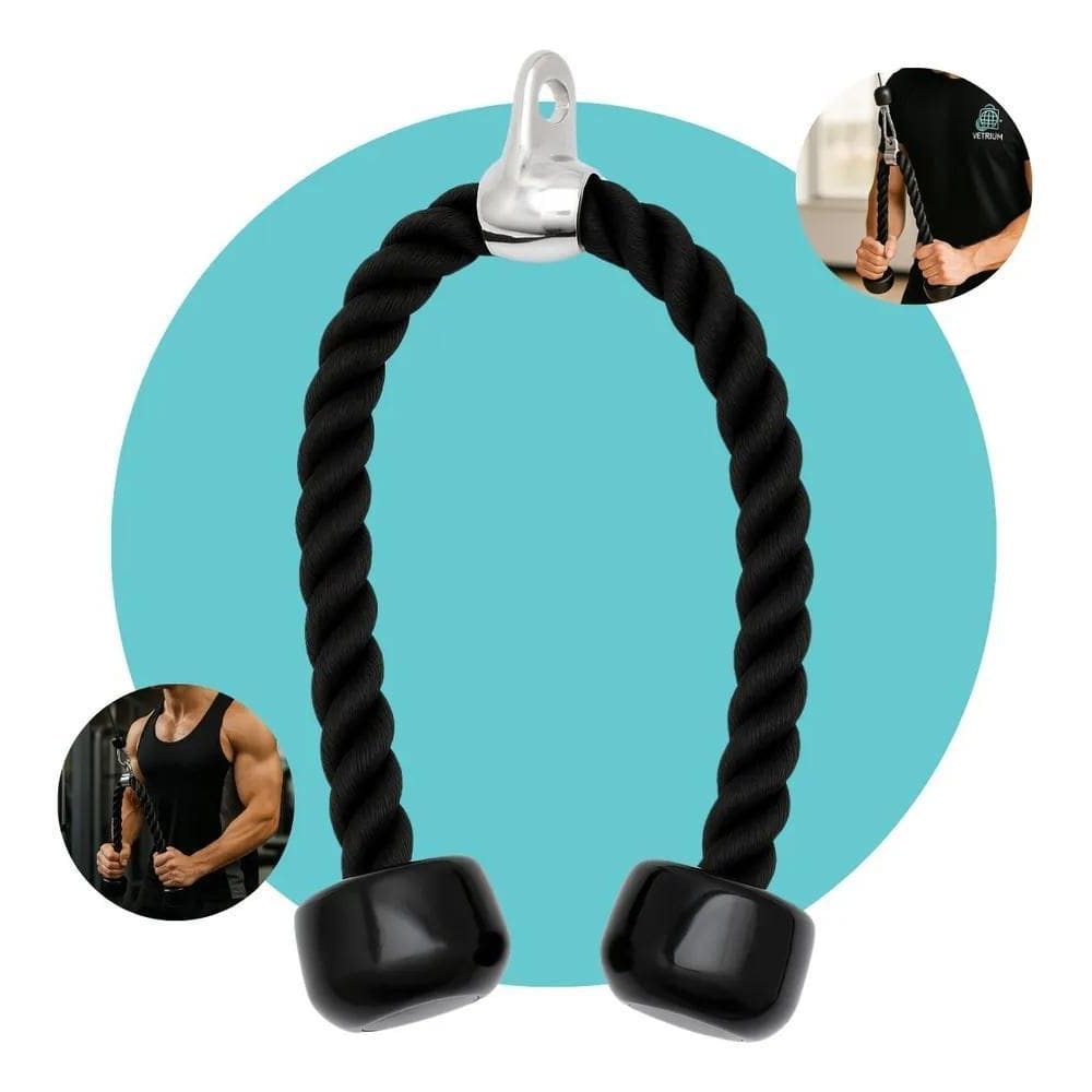 Corda Puxador Triceps Para Cross Over Profissional Academia