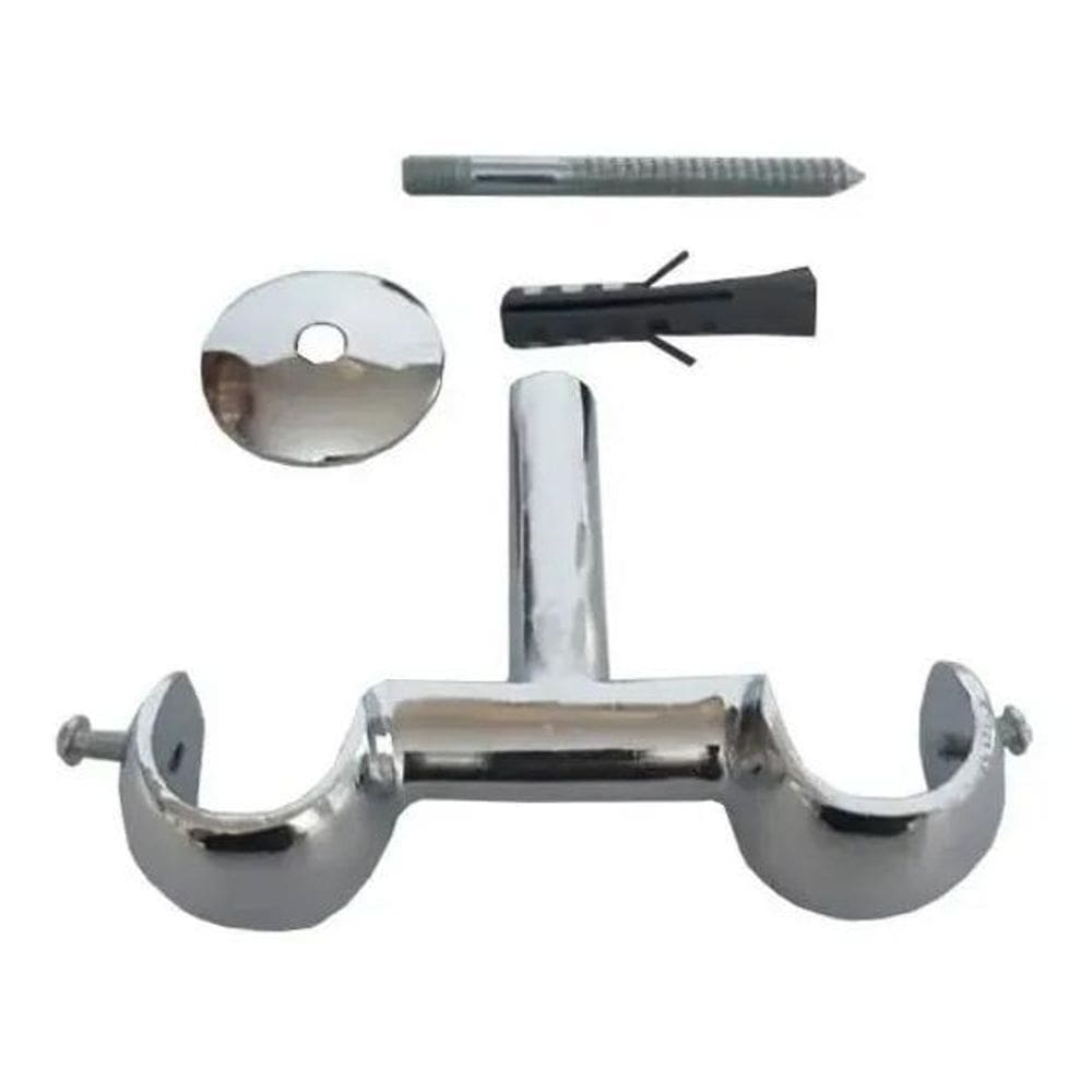 Suporte De Teto Duplo 19/19 Alumínio Peça Reibraz