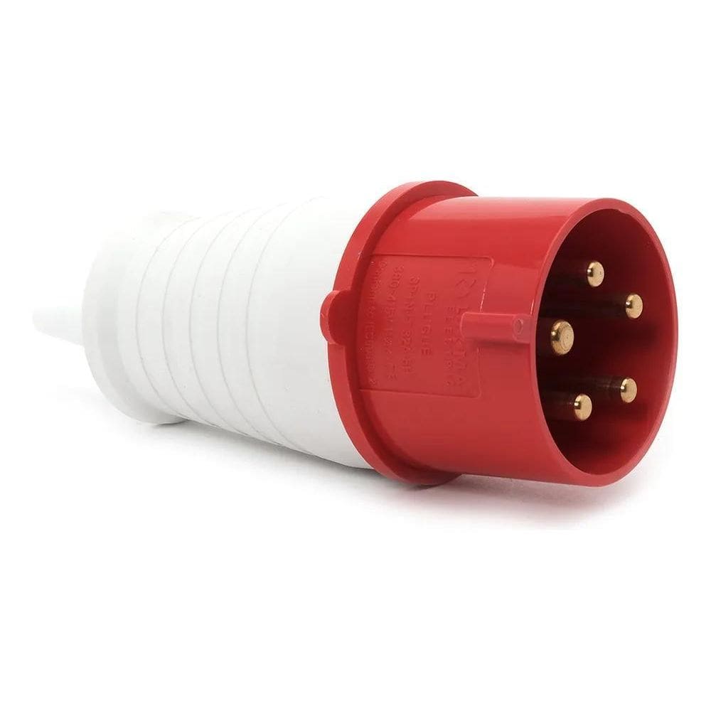 Plugue 3P+T+N 32A 6H 380V Industrial