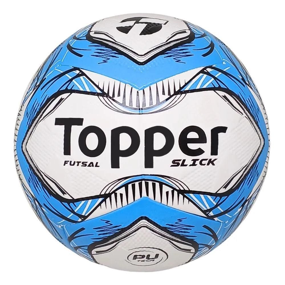 Bola Topper Futsal Azul E Preta