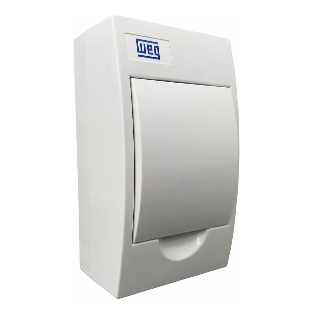 Quadro De Distribuição Sobrepor 4 Disjuntores Branco