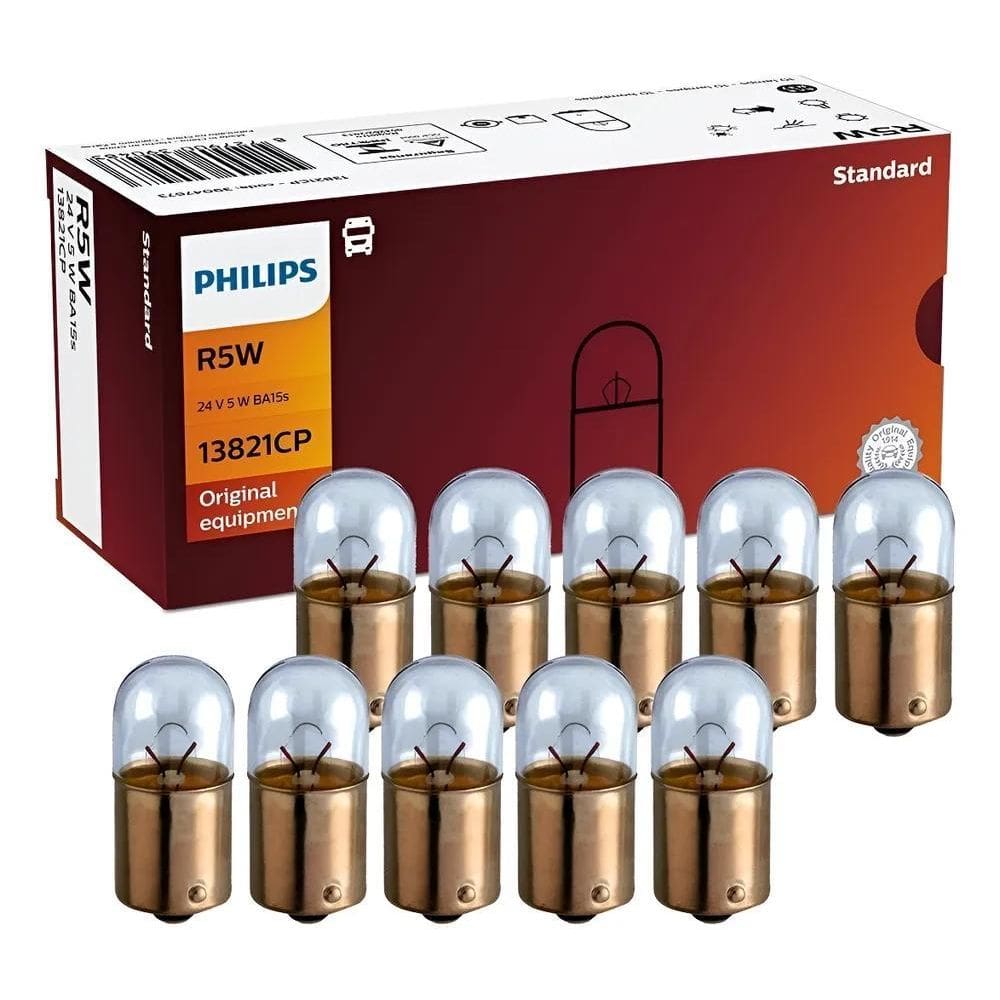 Lâmpada Philips R5W 24V Ba15S 13821  67