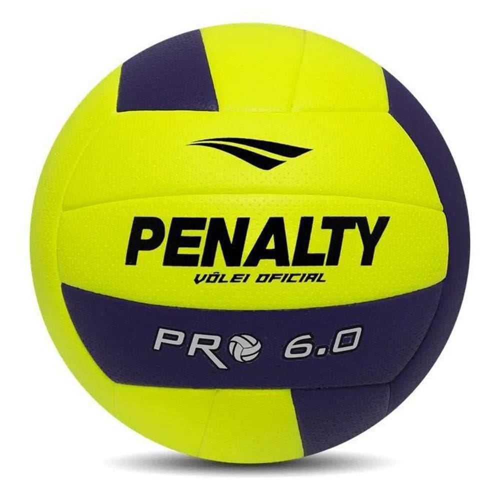 Bola De Vôlei 6.0 Pro Amarela E Azul Penalty