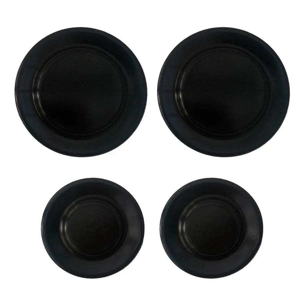 3X Kit Espalhador Para Fogão Brastemp Ative 2 Grande 2 Peque